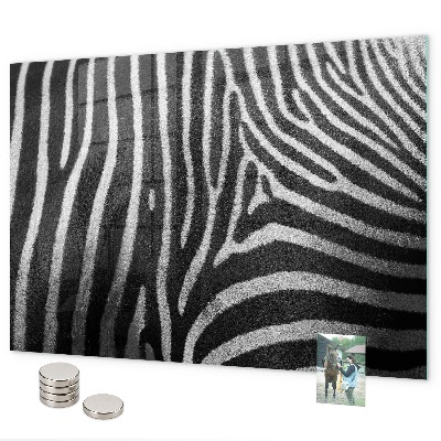 Mágneses tábla Zebra minta