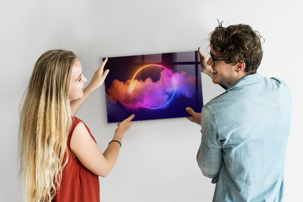 Mágnestábla 3D füst absztrakció