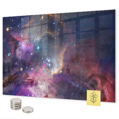 Mágneses tábla Galaxis világ