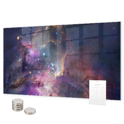 Mágneses tábla Galaxis világ