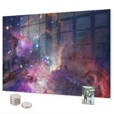 Mágneses tábla Galaxis világ