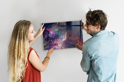 Mágneses tábla Galaxis világ