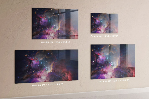 Mágneses tábla Galaxis világ