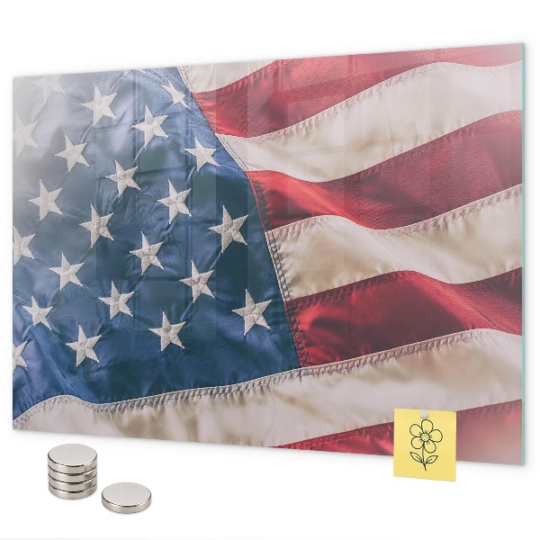 Mágneses tábla Amerikai zászló