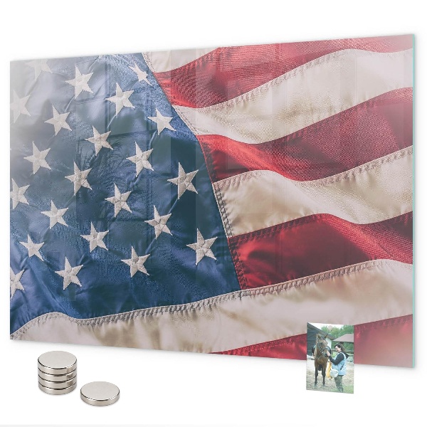 Mágneses tábla Amerikai zászló