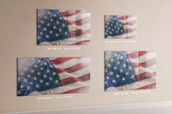Mágneses tábla Amerikai zászló
