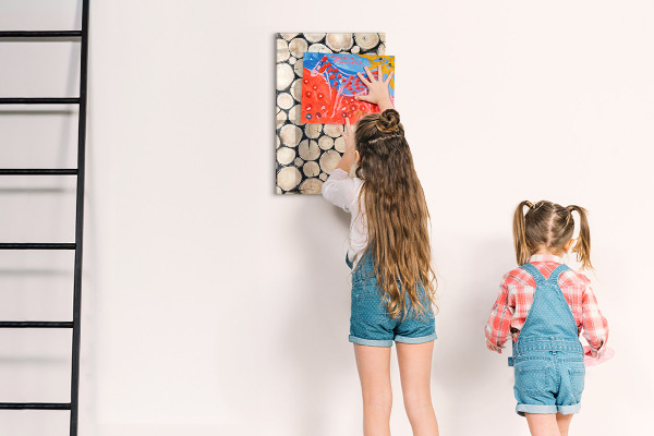 Mágnes tábla Egy kivágott fa