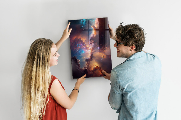Mágneses falitábla Galaxis űr