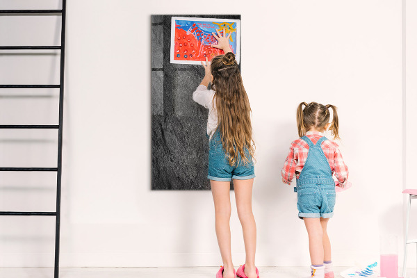 Mágneses felíró tábla Modern tábla jegyzetekhez és fotókhoz