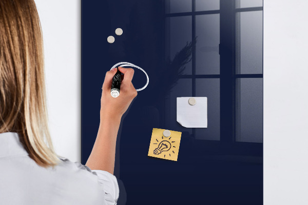 Törölhető mágneses tábla Modern tábla jegyzetekhez és fotókhoz