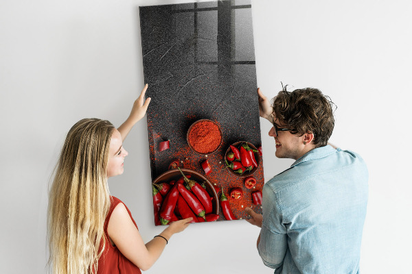 Mágneses felíró tábla Pepper Kitchen emlékeztetők