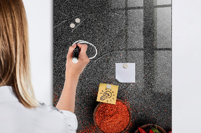 Mágneses felíró tábla Pepper Kitchen emlékeztetők
