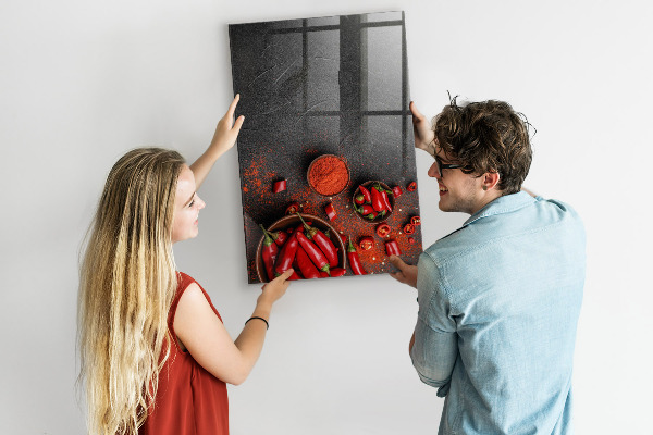 Mágneses felíró tábla Pepper Kitchen emlékeztetők