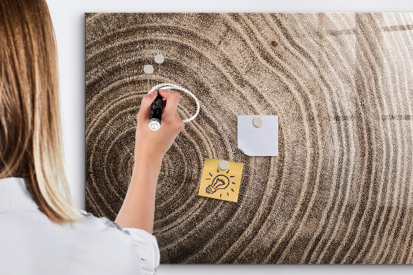 Törölhető mágneses tábla Üzenőtábla mágnesekkel és fényképekkel