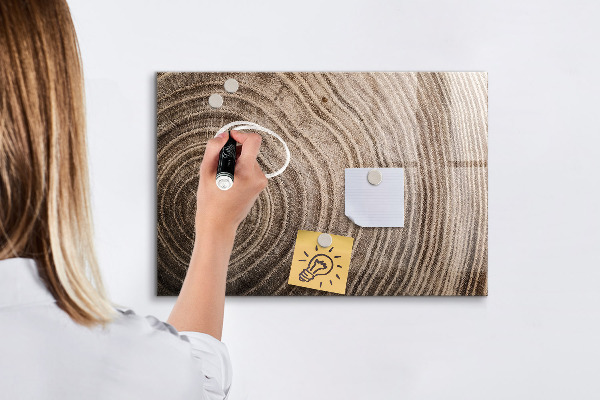 Törölhető mágneses tábla Üzenőtábla mágnesekkel és fényképekkel