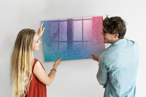 Törölhető mágneses tábla Színes tábla jegyzetekhez és fotókhoz