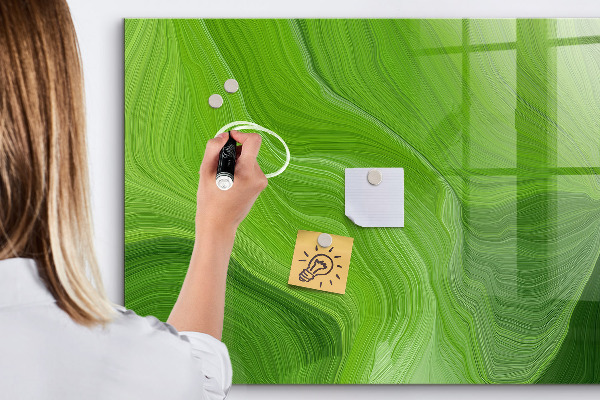Mágneses felíró tábla Zöld fotófal
