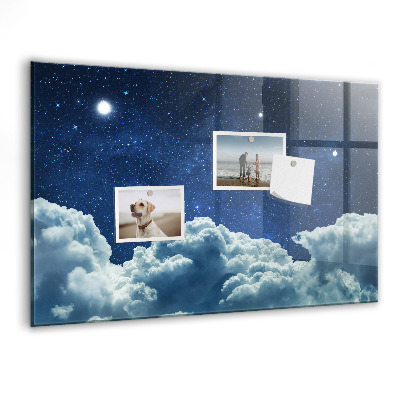 Törölhető mágneses tábla Egy tábla jegyzeteknek és fényképeknek