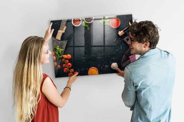 Törölhető mágneses tábla Konyhai inspirációk személyes emlékekkel