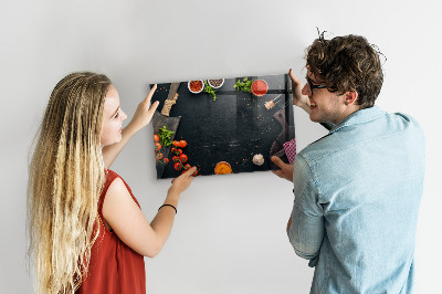 Törölhető mágneses tábla Konyhai inspirációk személyes emlékekkel