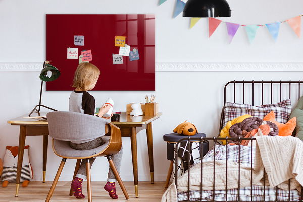 Mágneses felíró tábla Stílusos tábla jegyzetekhez és fotókhoz