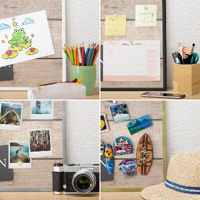 Fém tábla mágneseknek fehér keretben Motiváció minden nap