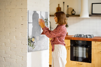 Mágneses felíró tábla Modern tábla jegyzetekhez és fotókhoz