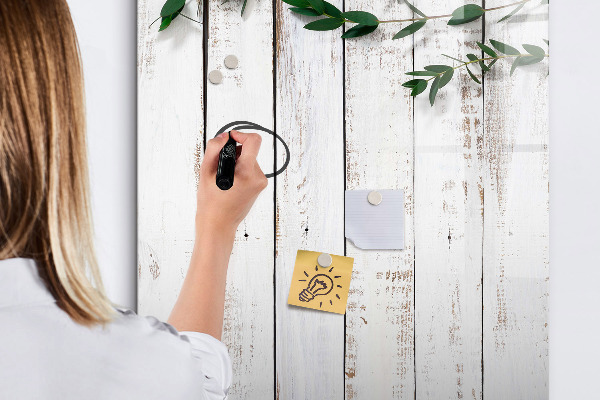 Mágneses felíró tábla Kreatív tér emlékeknek és fotóknak