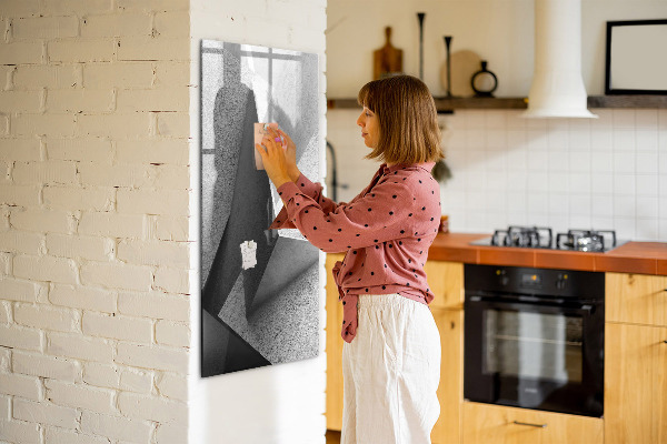 Mágneses felíró tábla Modern fotókiállító tábla