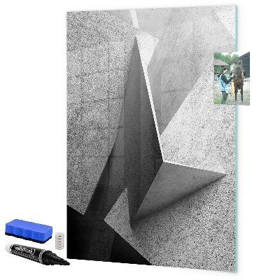 Mágneses felíró tábla Modern fotókiállító tábla