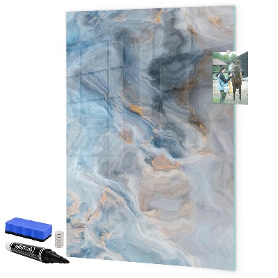 Mágneses felíró tábla Modern tábla jegyzetekhez és fotókhoz