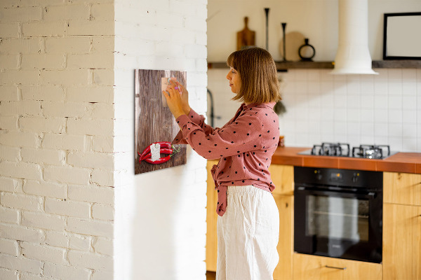 Törölhető mágneses tábla Papír emlékek és csípős paprika