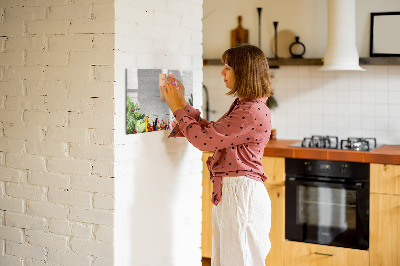 Törölhető mágneses tábla Kreatív tér emlékeknek és fotóknak