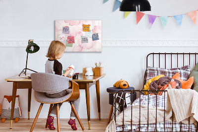 Törölhető mágneses tábla Kreatív tábla fotókhoz és jegyzetekhez