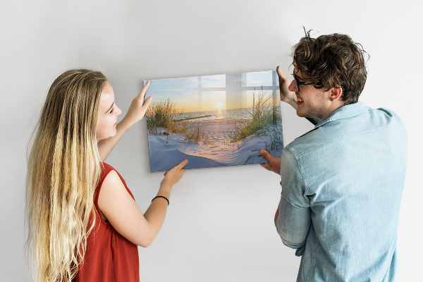 Mágneses felíró tábla Strand és emlékek fotókon