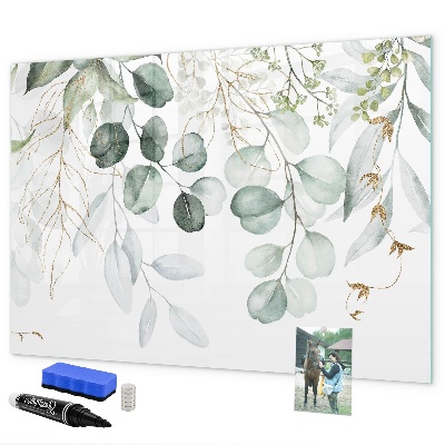 Mágneses felíró tábla Stílusos tábla fényképekhez és jegyzetekhez