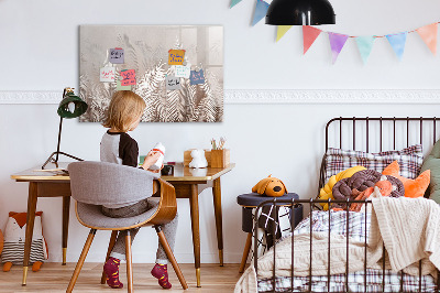 Mágneses felíró tábla Stílusos tábla fényképekhez és jegyzetekhez