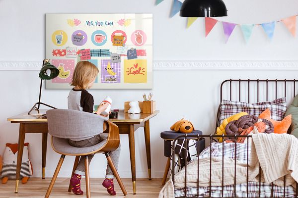 Törölhető mágneses tábla Egy inspirációval teli motivációs tábla