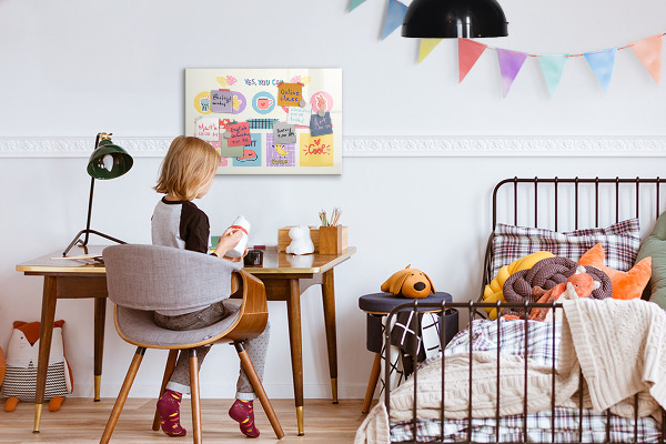 Törölhető mágneses tábla Egy inspirációval teli motivációs tábla