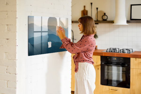 Mágneses felíró tábla Egy hangulatos hely az emlékeknek és a jegyzeteknek