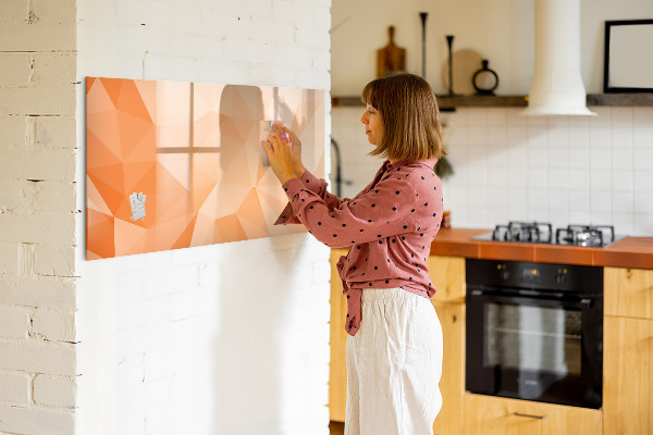 Mágneses felíró tábla Színes tábla fotók bemutatásához