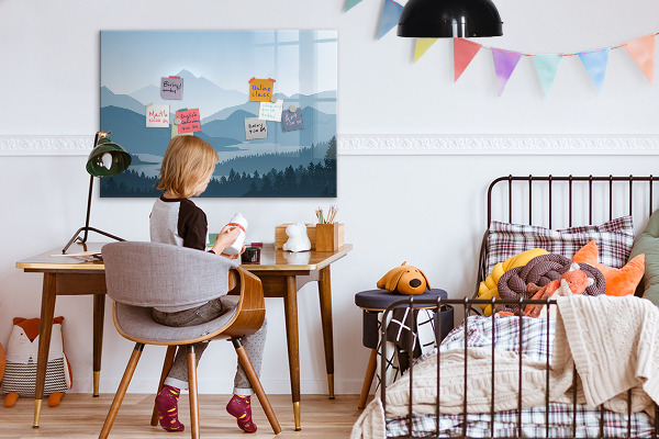 Törölhető mágneses tábla Egy táj, ahol emlékeknek is van helye