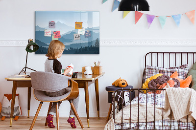 Törölhető mágneses tábla Egy táj, ahol emlékeknek is van helye