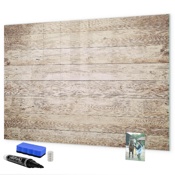 Törölhető mágneses tábla Stílusos tábla jegyzetekhez és fotókhoz