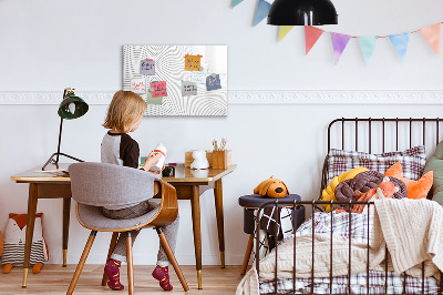 Törölhető mágneses tábla Modern tábla fényképekhez és jegyzetekhez
