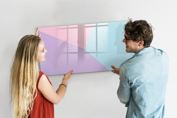 Törölhető mágneses tábla Színes tábla jegyzetekhez és fotókhoz