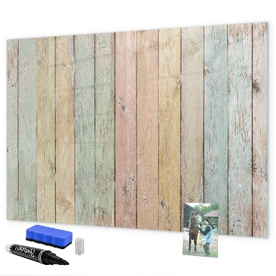 Törölhető mágneses tábla Színes tábla fényképeknek és jegyzeteknek
