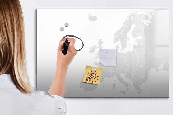 Törölhető mágneses tábla Interaktív poszter fotókhoz és jegyzetekhez