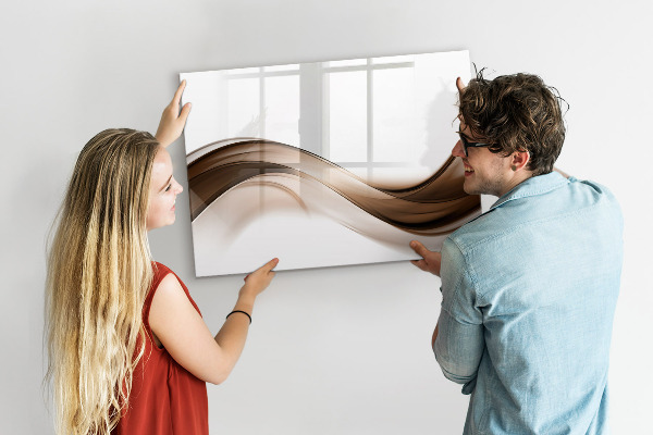 Törölhető mágneses tábla Modern fotókiállító tábla