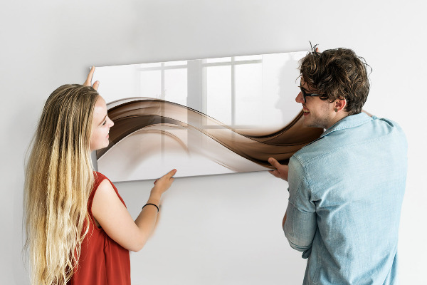 Törölhető mágneses tábla Modern fotókiállító tábla
